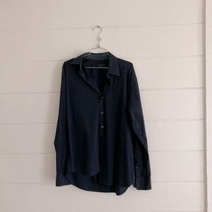 PRADA boyfriend button down size 40